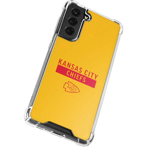 NFL Kansas City Chiefs Yellow Performance Series Galaxy S22 Plus Clear Case