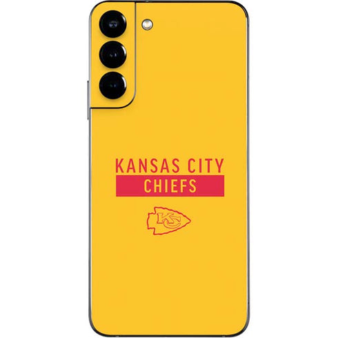NFL Kansas City Chiefs Yellow Performance Series Galaxy S22 Plus Skin