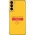 NFL Kansas City Chiefs Yellow Performance Series Galaxy S22 Plus Skin
