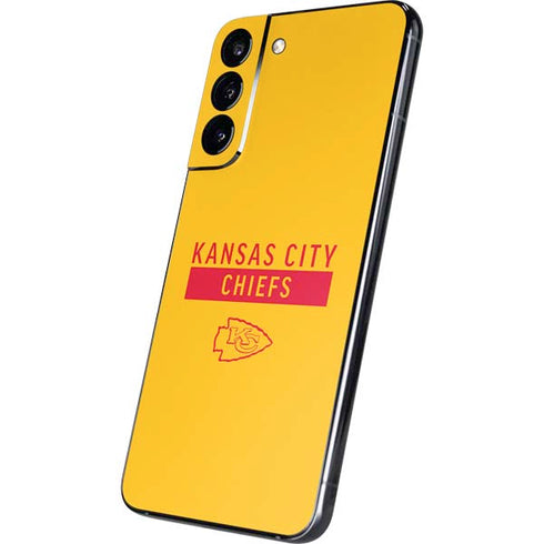NFL Kansas City Chiefs Yellow Performance Series Galaxy S22 Plus Skin