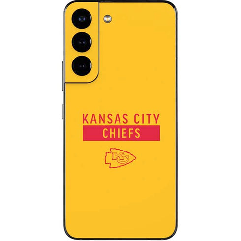NFL Kansas City Chiefs Yellow Performance Series Galaxy S22 Skin