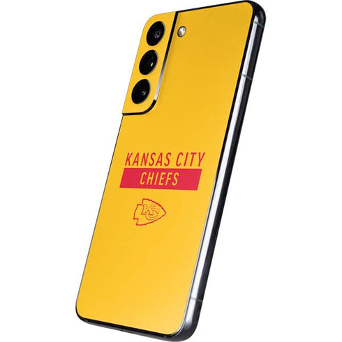 NFL Kansas City Chiefs Yellow Performance Series Galaxy S22 Skin