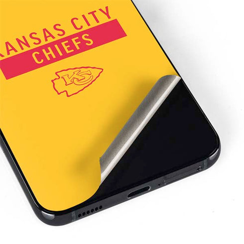NFL Kansas City Chiefs Yellow Performance Series Galaxy S22 Skin