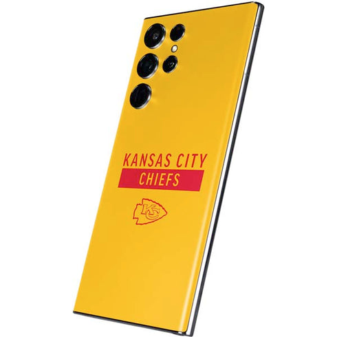 NFL Kansas City Chiefs Yellow Performance Series Galaxy S22 Ultra Skin