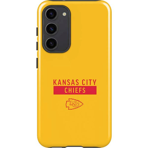 NFL Kansas City Chiefs Yellow Performance Series Galaxy S23 Plus Pro Case