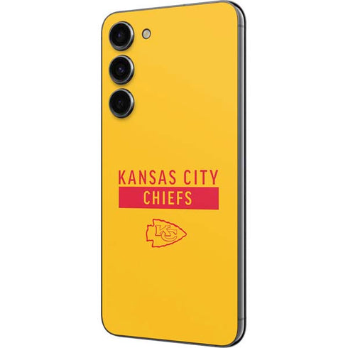 NFL Kansas City Chiefs Yellow Performance Series Galaxy S23 Plus Skin