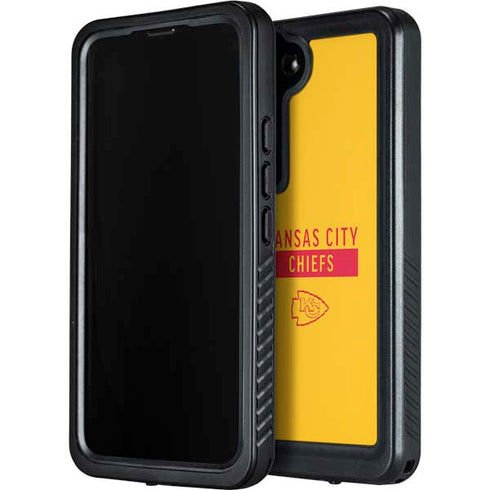 NFL Kansas City Chiefs Yellow Performance Series Galaxy S23 Plus Waterproof Case