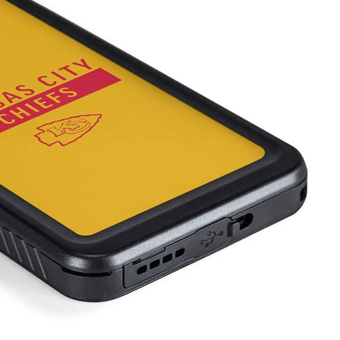 NFL Kansas City Chiefs Yellow Performance Series Galaxy S23 Plus Waterproof Case