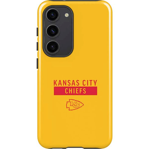 NFL Kansas City Chiefs Yellow Performance Series Galaxy S23 Pro Case