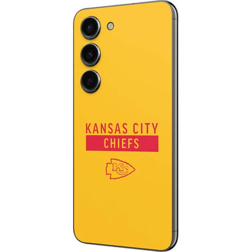 NFL Kansas City Chiefs Yellow Performance Series Galaxy S23 Skin