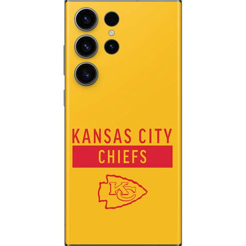NFL Kansas City Chiefs Yellow Performance Series Galaxy S23 Ultra Skin