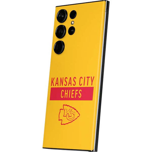 NFL Kansas City Chiefs Yellow Performance Series Galaxy S23 Ultra Skin