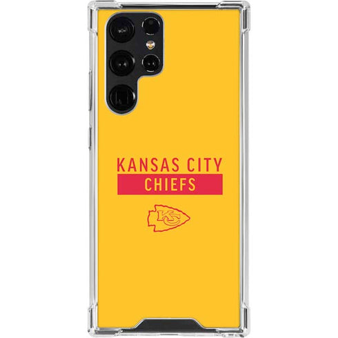 NFL Kansas City Chiefs Yellow Performance Series Galaxy S24 Ultra Clear Case