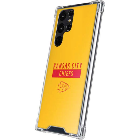NFL Kansas City Chiefs Yellow Performance Series Galaxy S24 Ultra Clear Case