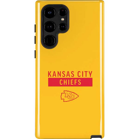 NFL Kansas City Chiefs Yellow Performance Series Galaxy S24 Ultra Impact Case