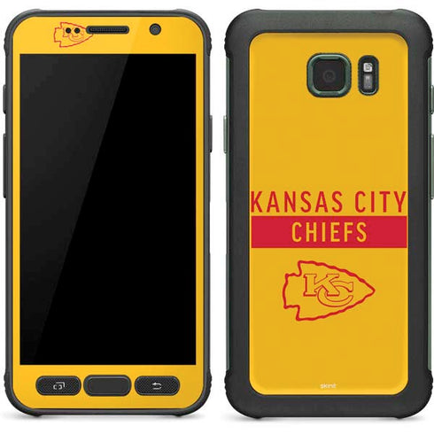NFL Kansas City Chiefs Yellow Performance Series Galaxy S7 Active Skin