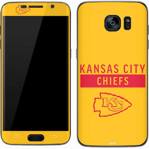 NFL Kansas City Chiefs Yellow Performance Series Galaxy S7 Skin
