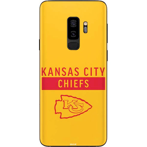 NFL Kansas City Chiefs Yellow Performance Series Galaxy S9 Plus Skin