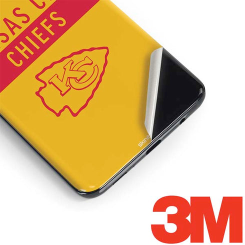 NFL Kansas City Chiefs Yellow Performance Series Galaxy S9 Plus Skin