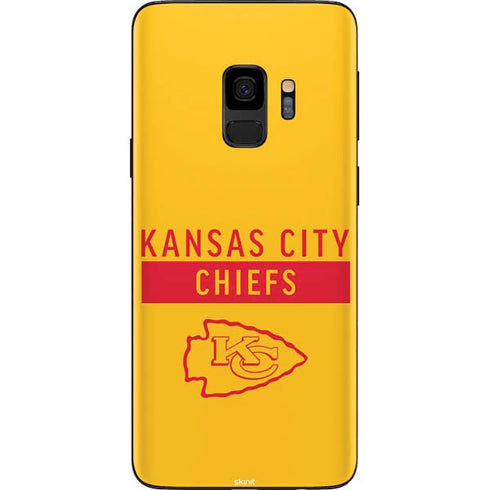 NFL Kansas City Chiefs Yellow Performance Series Galaxy S9 Skin