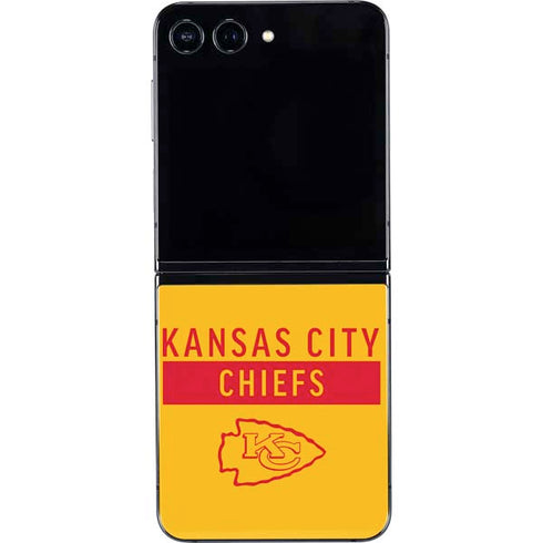 NFL Kansas City Chiefs Yellow Performance Series Galaxy Z Flip5 5G Skin