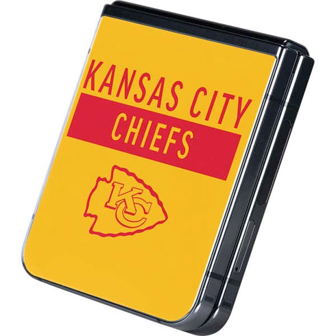 NFL Kansas City Chiefs Yellow Performance Series Galaxy Z Flip5 5G Skin