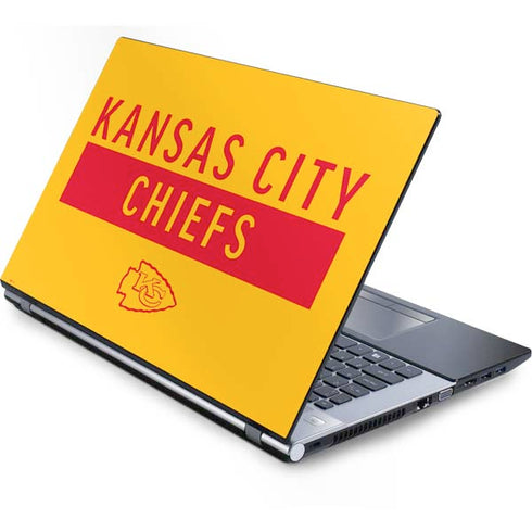 NFL Kansas City Chiefs Yellow Performance Series Generic Laptop Skin