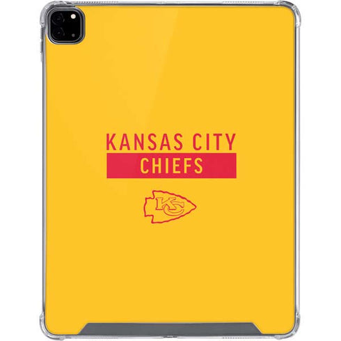 NFL Kansas City Chiefs Yellow Performance Series iPad Pro 12.9in (2020) Clear Case