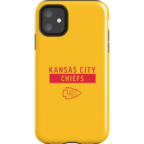 NFL Kansas City Chiefs Yellow Performance Series iPhone 11 Impact Case