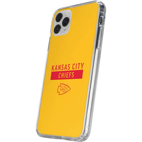 NFL Kansas City Chiefs Yellow Performance Series iPhone 11 Pro Clear Case