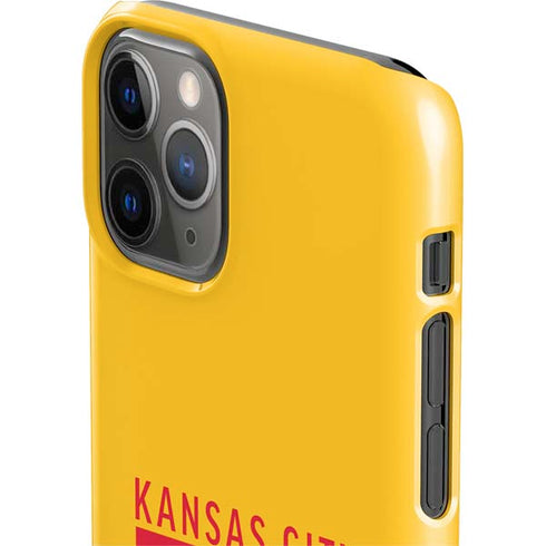 NFL Kansas City Chiefs Yellow Performance Series iPhone 11 Pro Lite Case