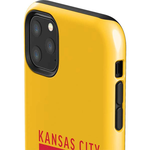NFL Kansas City Chiefs Yellow Performance Series iPhone 11 Pro Max Impact Case