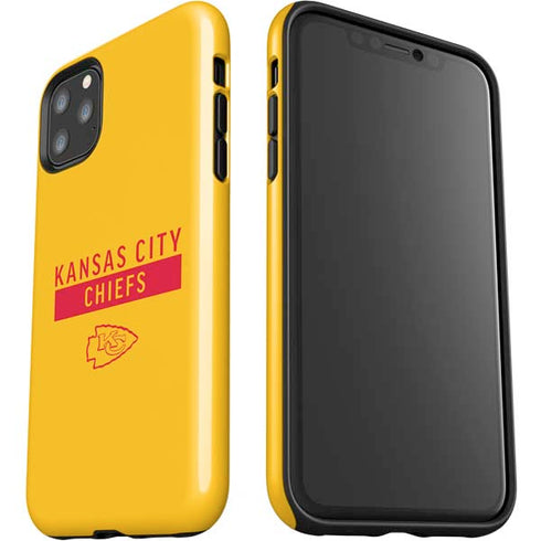 NFL Kansas City Chiefs Yellow Performance Series iPhone 11 Pro Max Impact Case