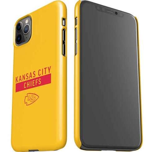 NFL Kansas City Chiefs Yellow Performance Series iPhone 11 Pro Max Lite Case