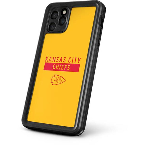 NFL Kansas City Chiefs Yellow Performance Series iPhone 11 Pro Max Waterproof Case