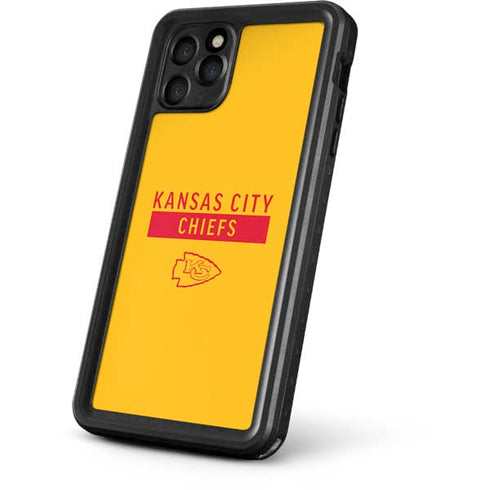 NFL Kansas City Chiefs Yellow Performance Series iPhone 11 Pro Waterproof Case