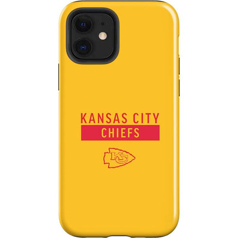 NFL Kansas City Chiefs Yellow Performance Series iPhone 12 Impact Case