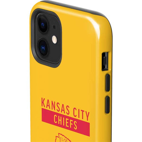 NFL Kansas City Chiefs Yellow Performance Series iPhone 12 Impact Case