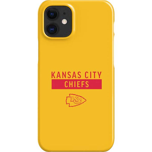 NFL Kansas City Chiefs Yellow Performance Series iPhone 12 Mini Lite Case