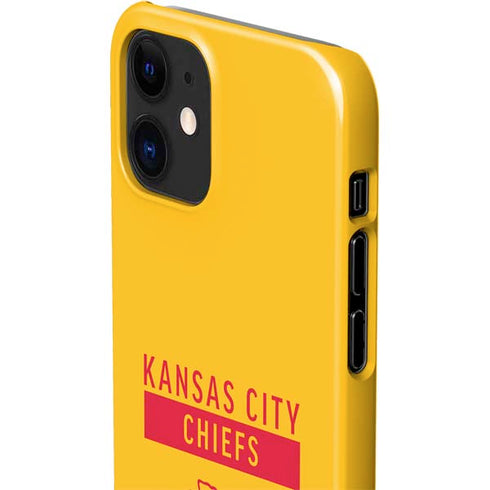 NFL Kansas City Chiefs Yellow Performance Series iPhone 12 Mini Lite Case