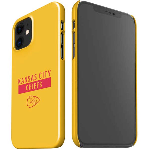 NFL Kansas City Chiefs Yellow Performance Series iPhone 12 Mini Lite Case