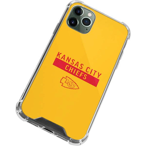 NFL Kansas City Chiefs Yellow Performance Series iPhone 12 Pro Clear Case