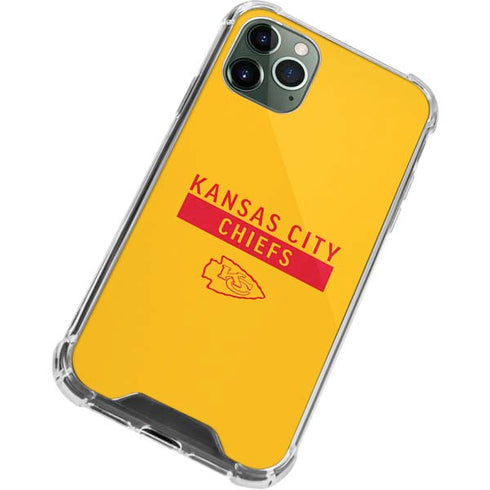 NFL Kansas City Chiefs Yellow Performance Series iPhone 12 Pro Max Clear Case