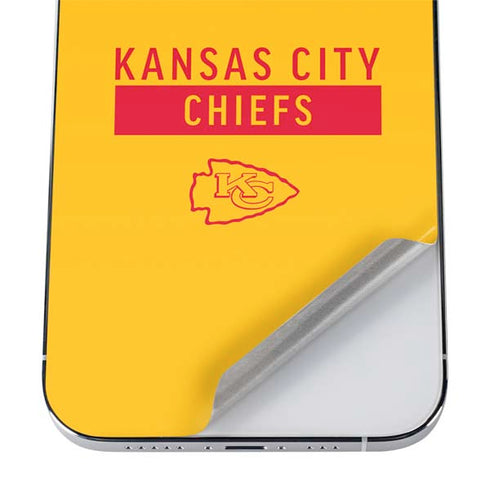 NFL Kansas City Chiefs Yellow Performance Series iPhone 12 Pro Skin