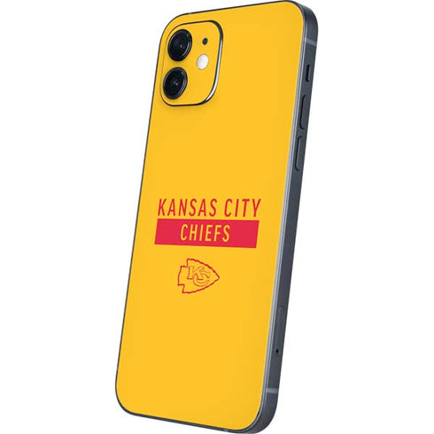 NFL Kansas City Chiefs Yellow Performance Series iPhone 12 Skin