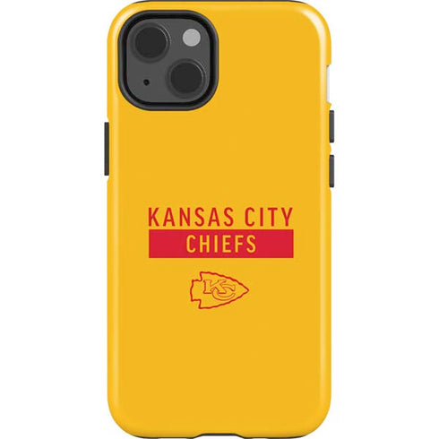 NFL Kansas City Chiefs Yellow Performance Series iPhone 15 Impact Case