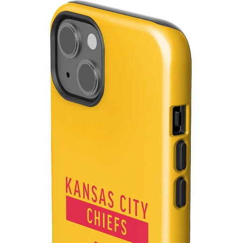 NFL Kansas City Chiefs Yellow Performance Series iPhone 15 Impact Case