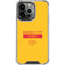 NFL Kansas City Chiefs Yellow Performance Series iPhone 14 Pro Clear Case