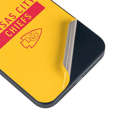 NFL Kansas City Chiefs Yellow Performance Series iPhone 14 Skin
