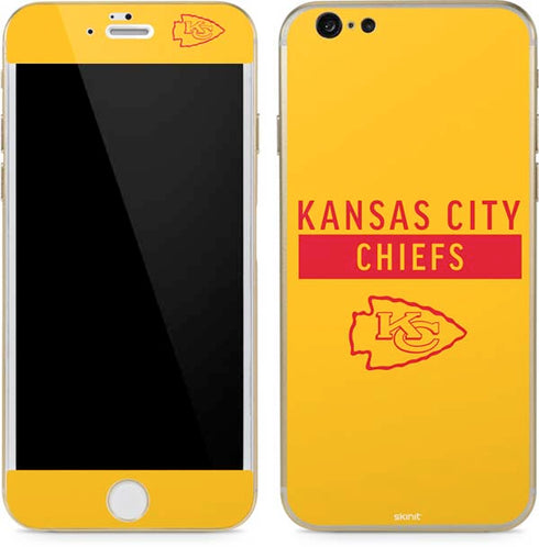 NFL Kansas City Chiefs Yellow Performance Series iPhone 6/6s Skin